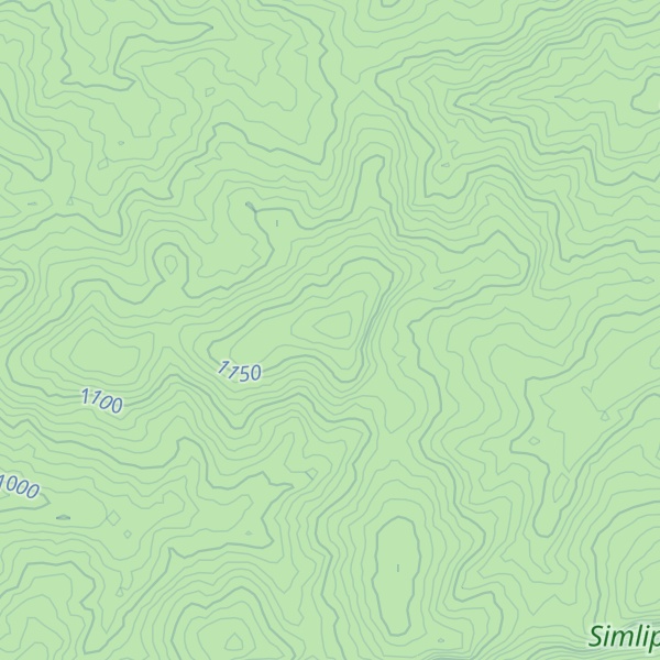 Map of Meghasani hill