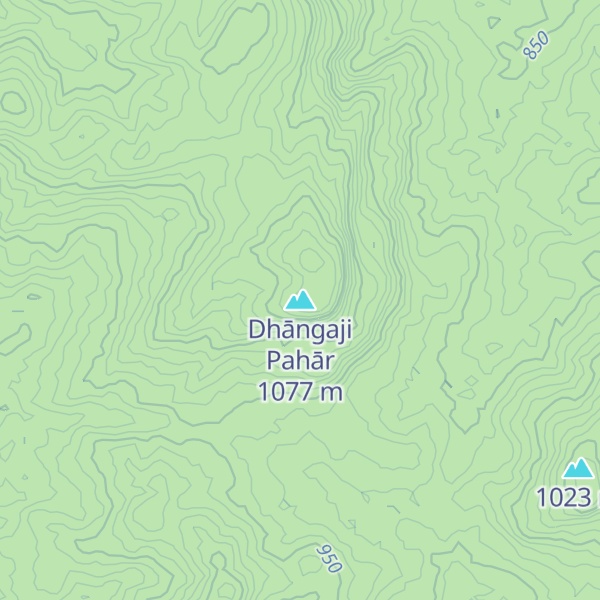 Map of Dhāngaji Pahār