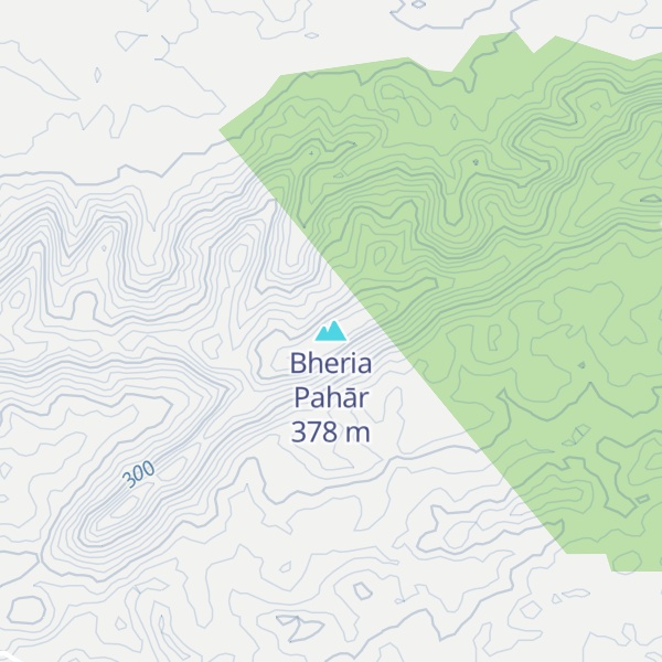 Map of Bheria Pahār