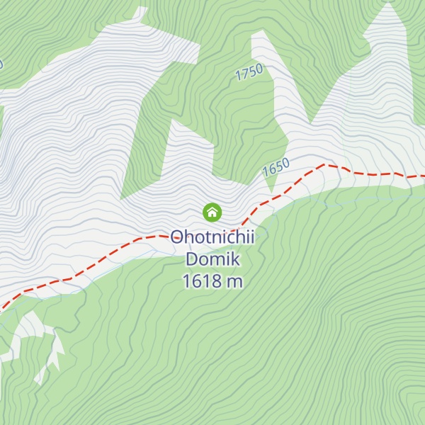 Map of Ohotnichii Domik