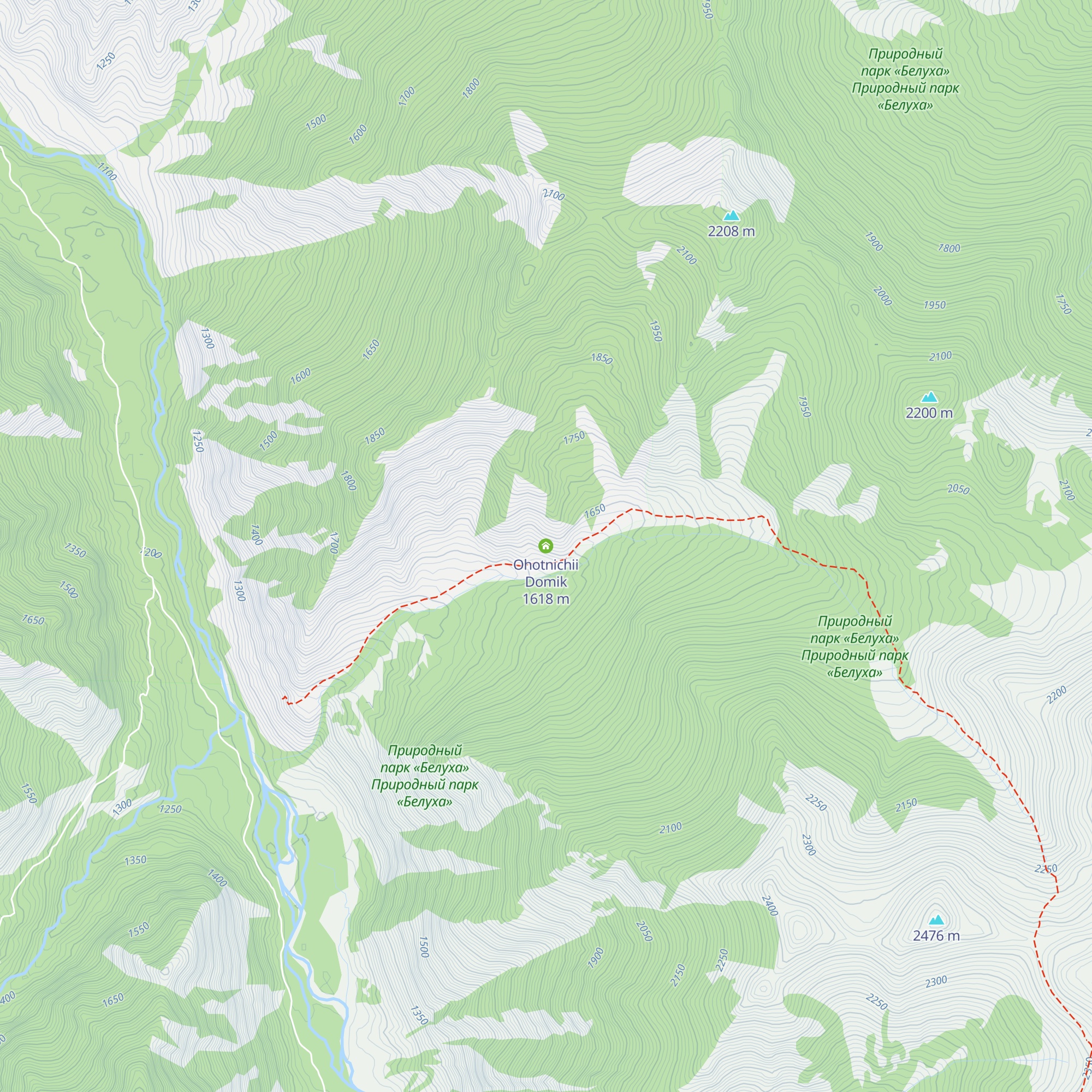 Ohotnichii Domik map