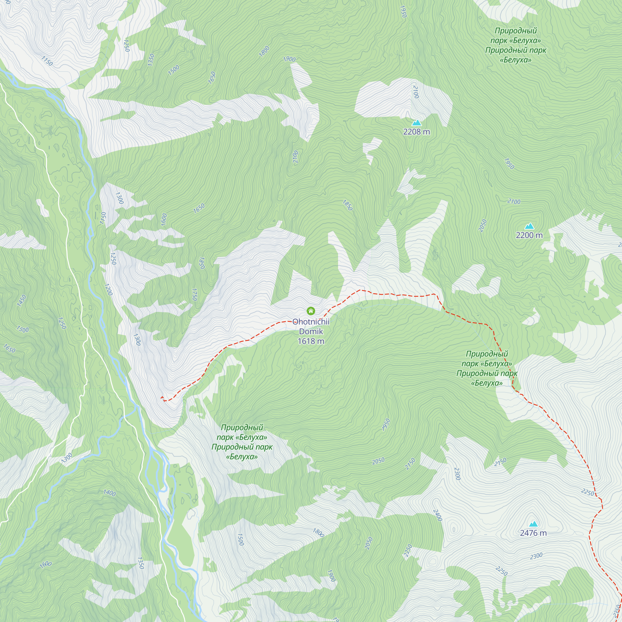 Ohotnichii Domik map