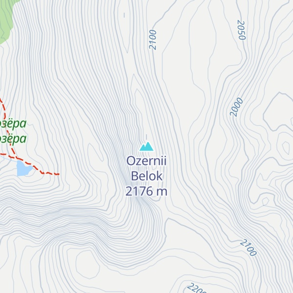 Map of Ozernii Belok