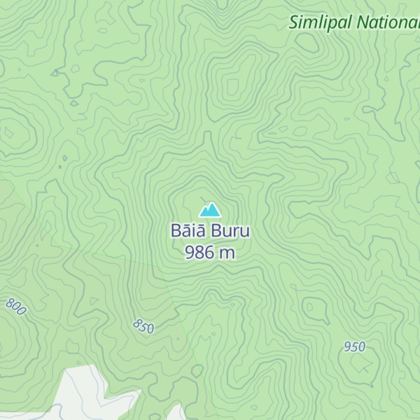 Map of Bāiā Buru
