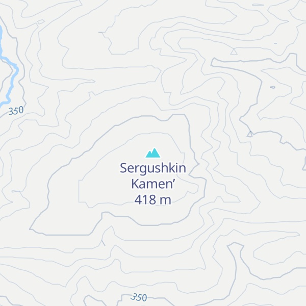 Map of Sergushkin Kamen’