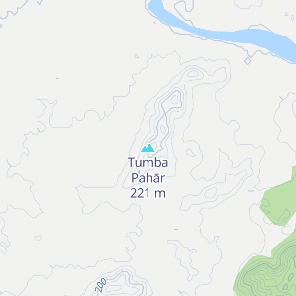 Map of Tumba Pahār