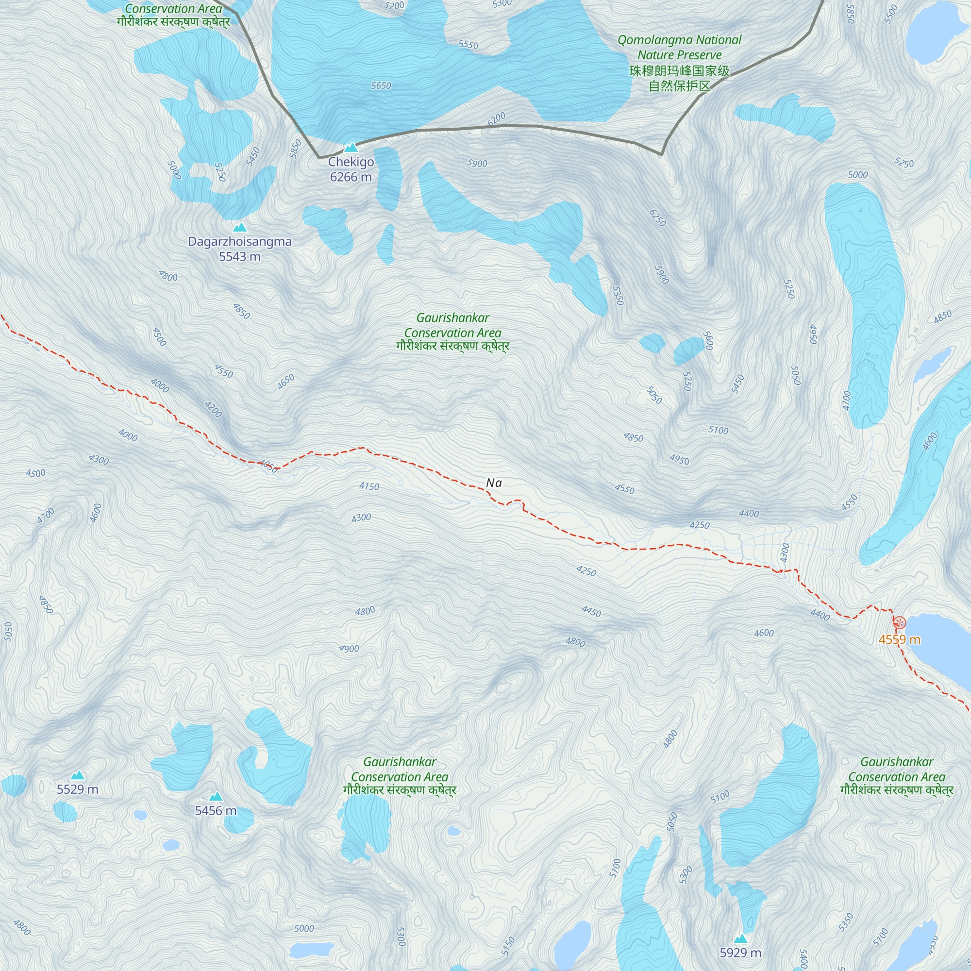 Josef Phurba Lodge map