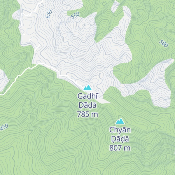 Map of Gaḍhi̇̄ Ḍā̃ḍā
