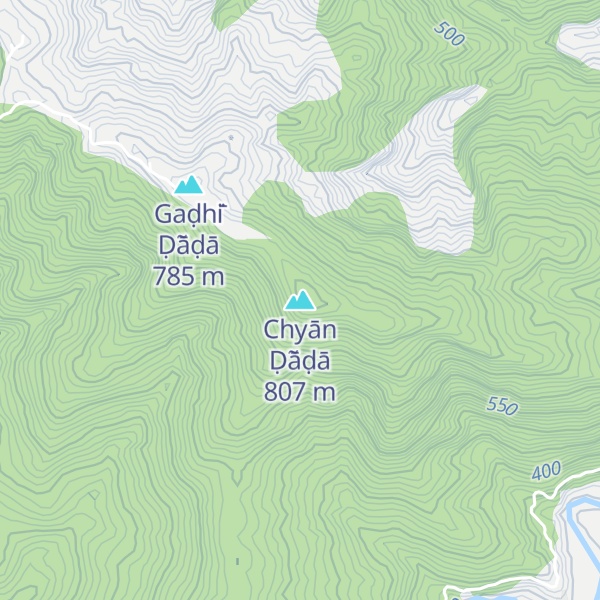 Map of Chyān Ḍā̃ḍā