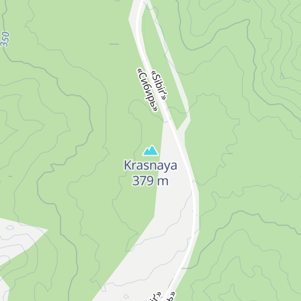Map of Krasnaya