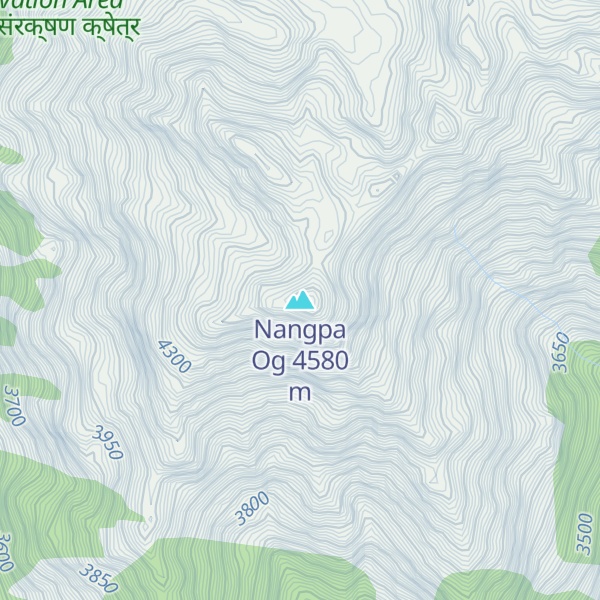 Map of Nangpa Og