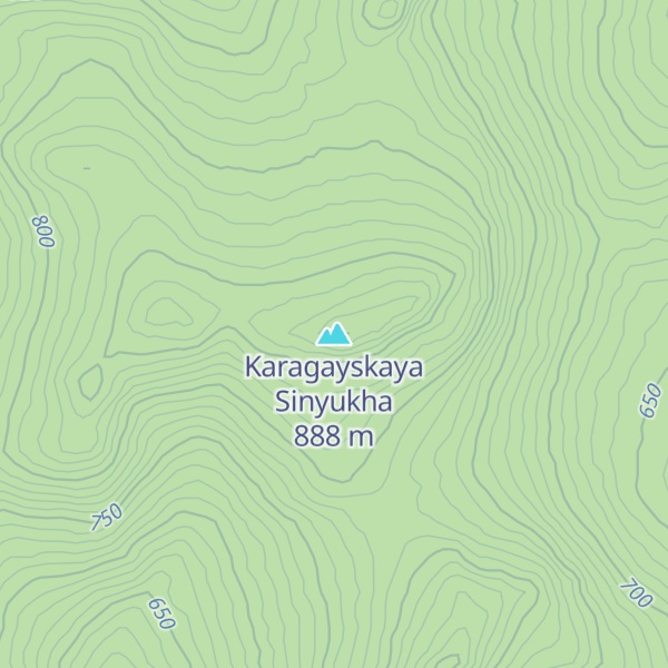 Map of Karagayskaya Sinyukha