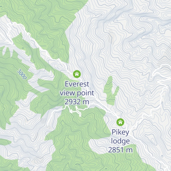 Map of Mountain view hotel