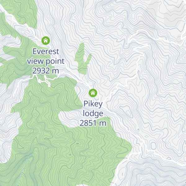 Map of Pikey lodge