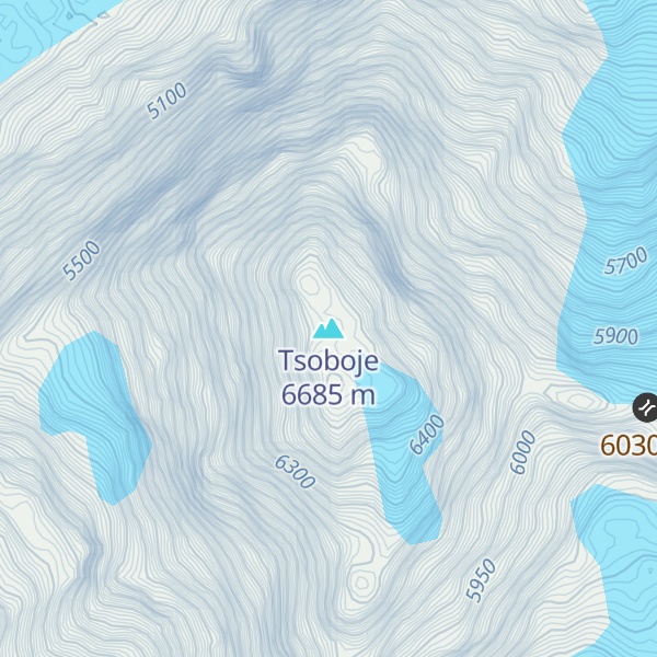 Map of Tsoboje