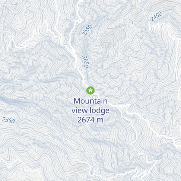 Map of Mountain view lodge