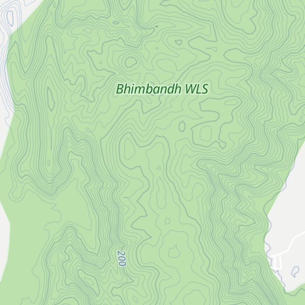 Map of Amjhār Pahār