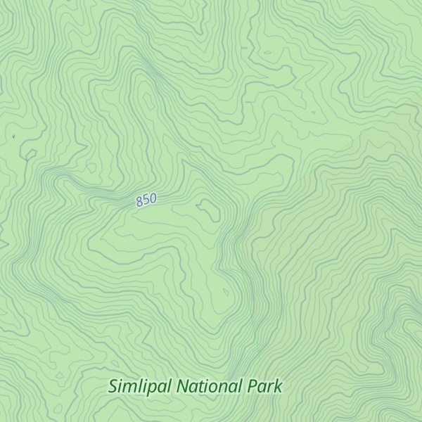 Map of Gurusādar Pahār
