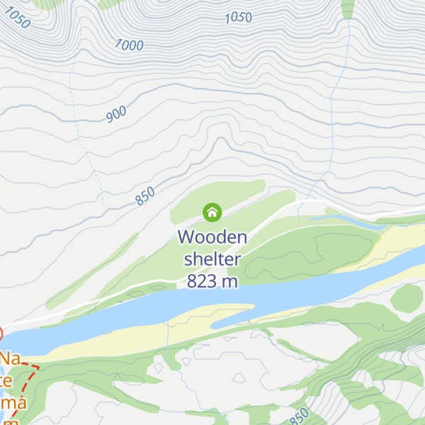 Map of Wooden shelter