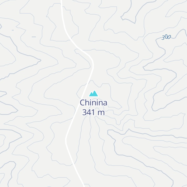 Map of Chinina