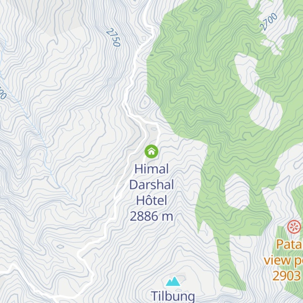 Map of Himal Darshal Hôtel