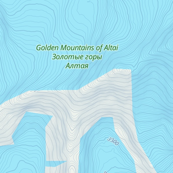 Map of Yuzhnaya Gorka