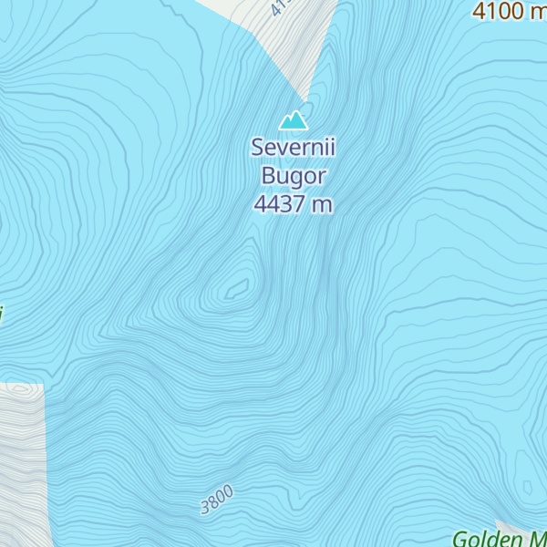 Map of Beluha Zapadnaya