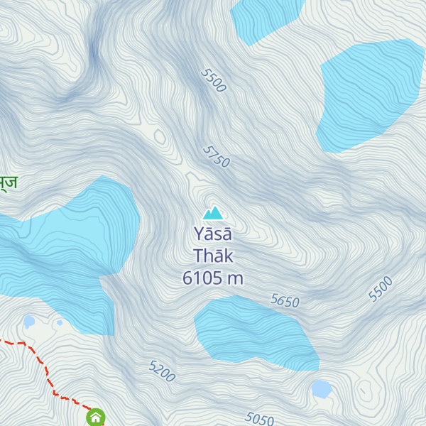 Map of Yāsā Thāk