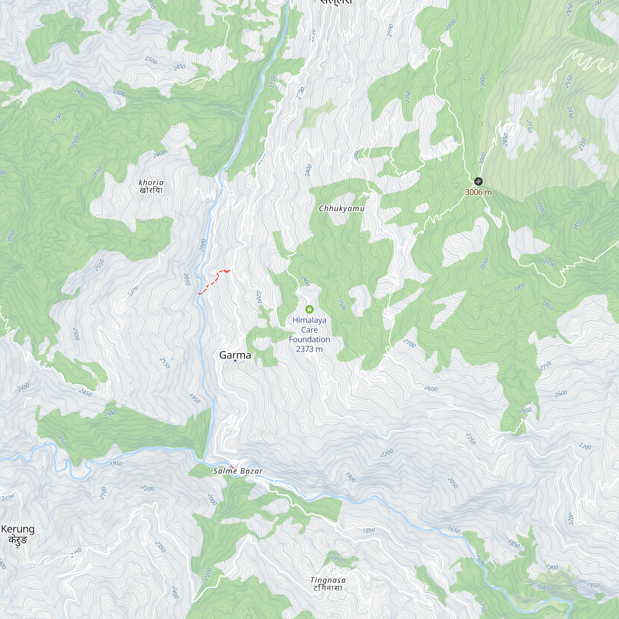 Himalaya Care Foundation map