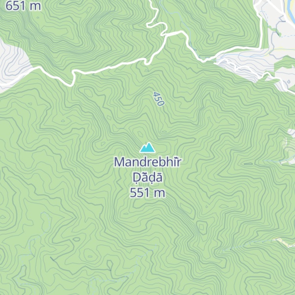 Map of Mandrebhi̇̄r Ḍā̃ḍā