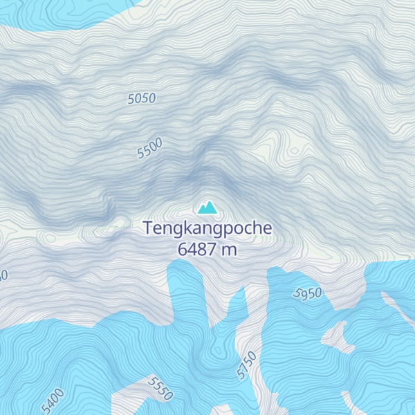 Map of Tengkangpoche