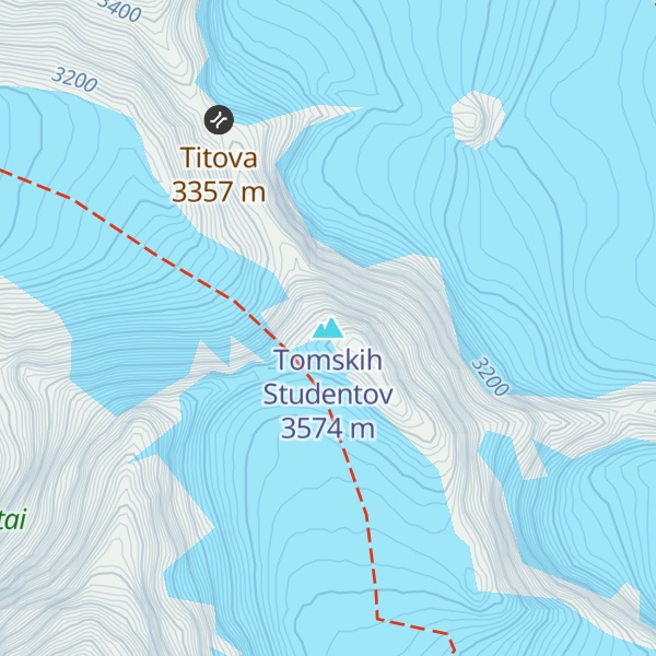 Map of Tomskih Studentov