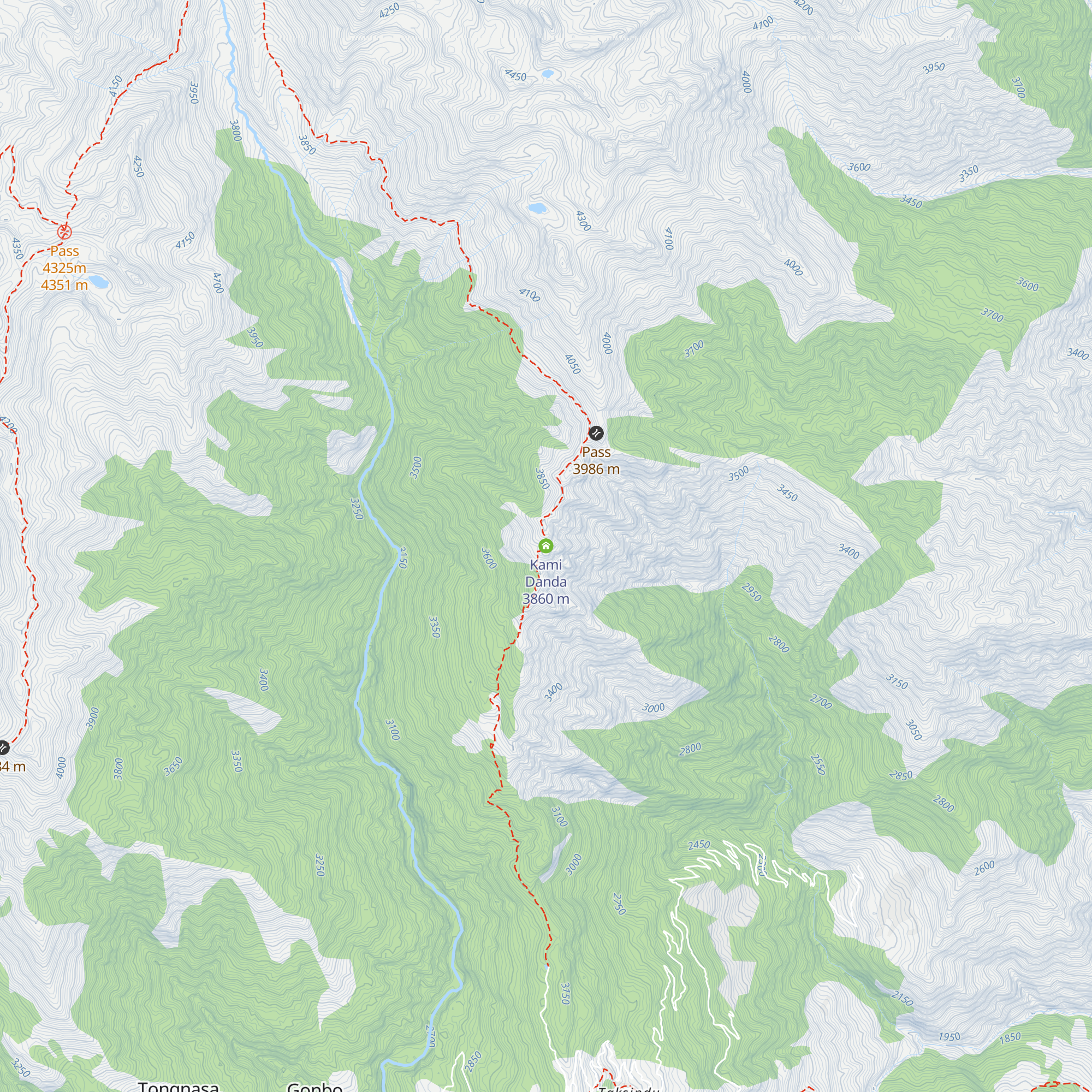 Kami Danda map