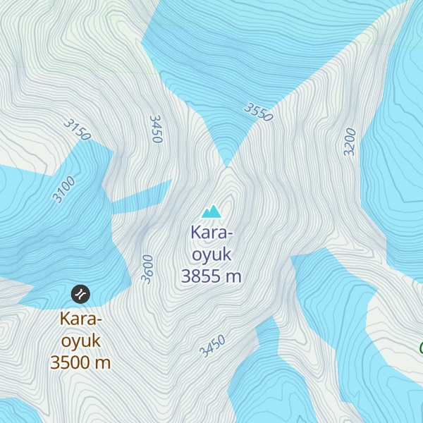 Map of Kara-oyuk