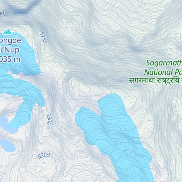 Map of Shar - Kongde Ri