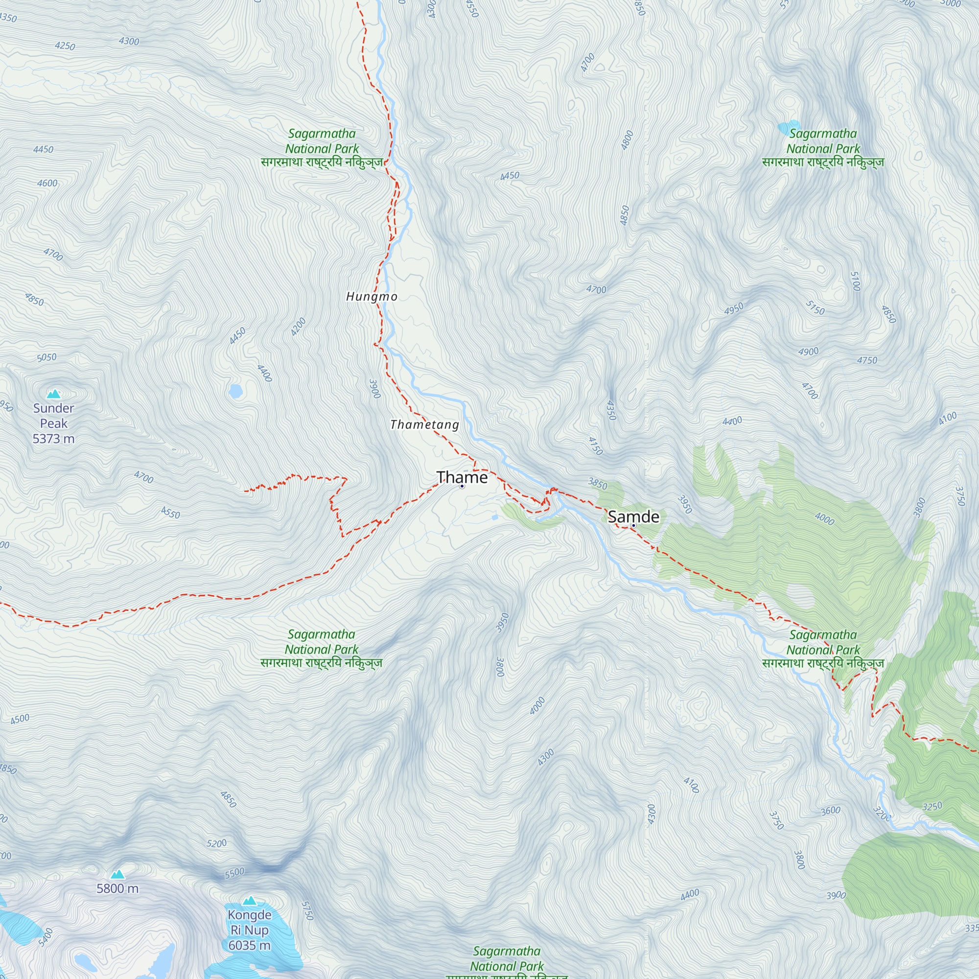 Third pole lodge and restaurant map