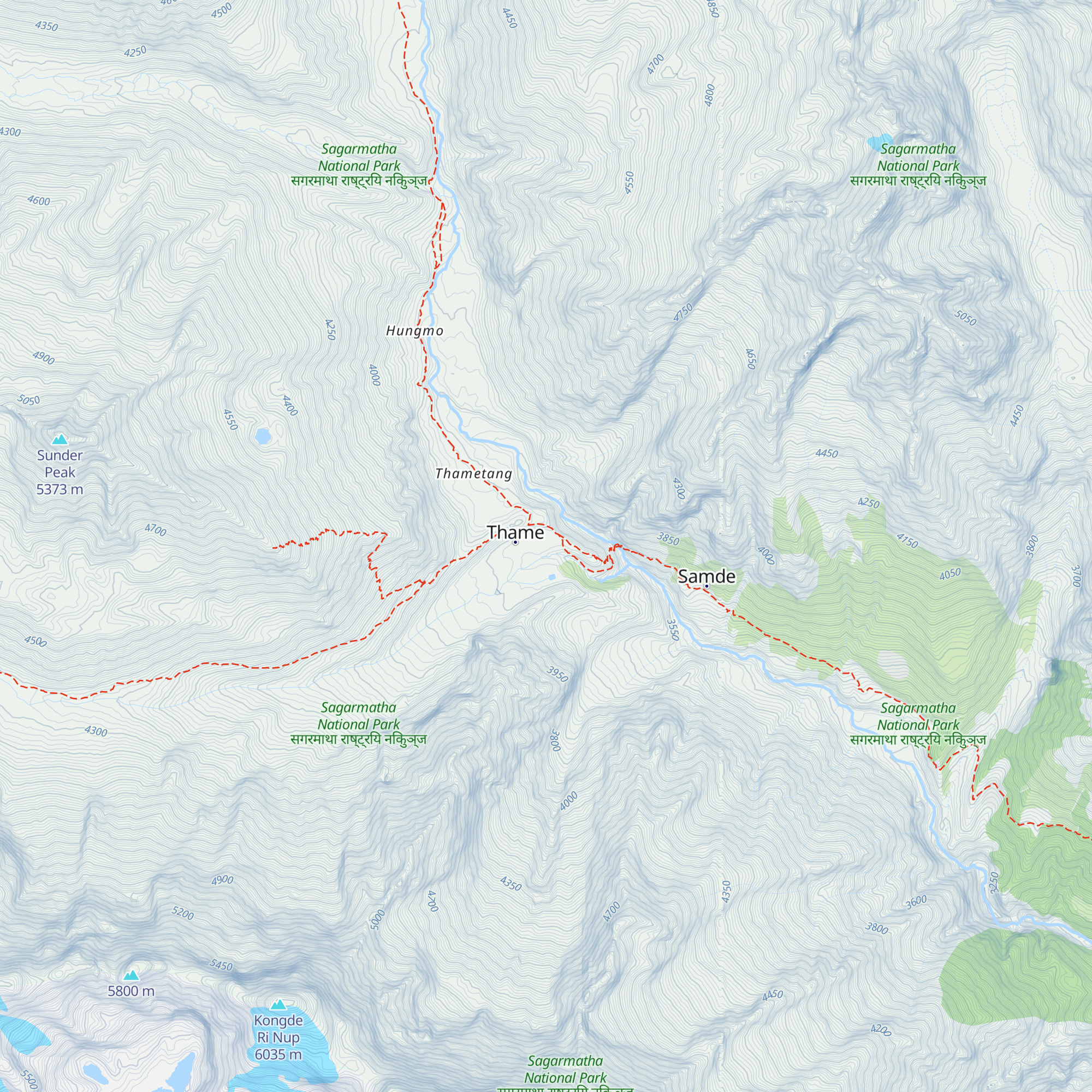 Third pole lodge and restaurant map