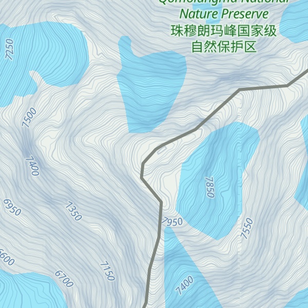 Map of Cho Oyu