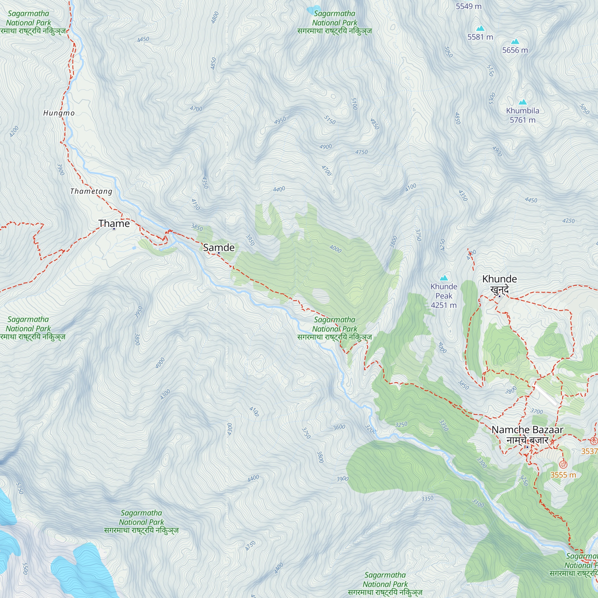Mountain Resort map