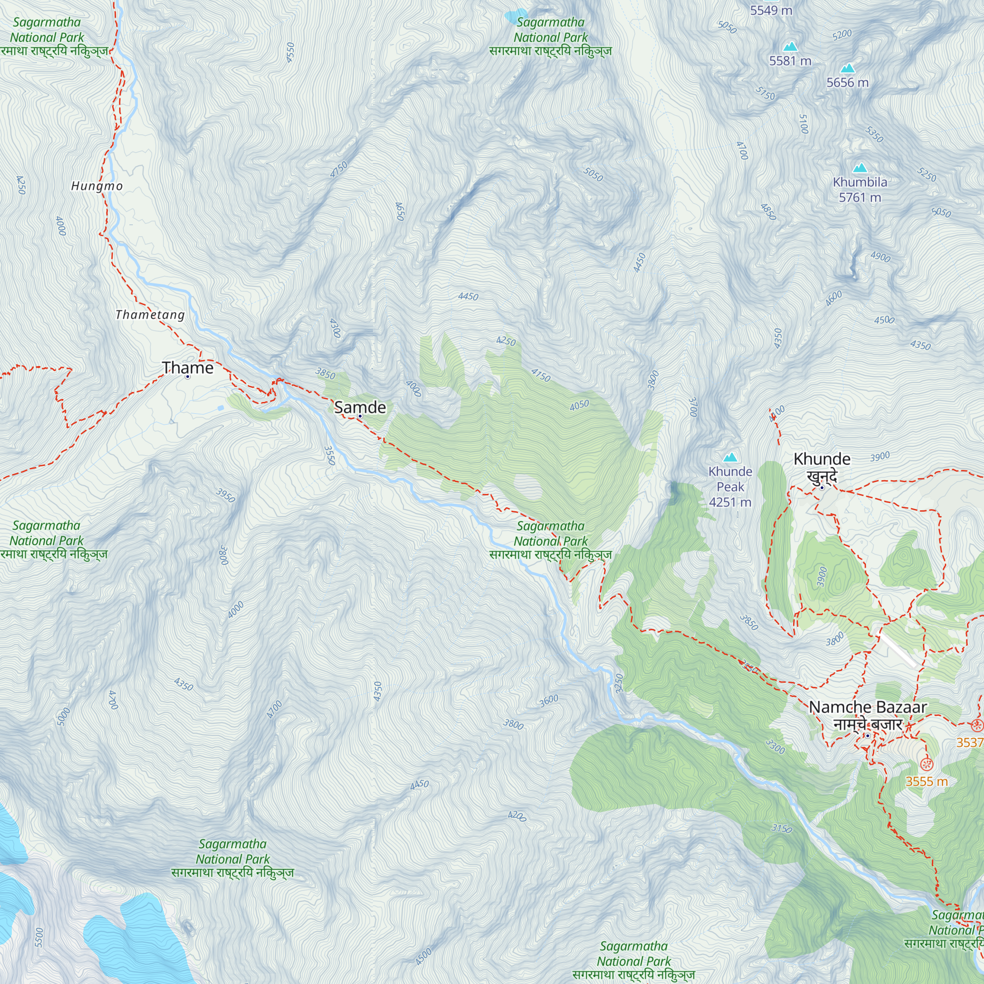 Mountain Resort map