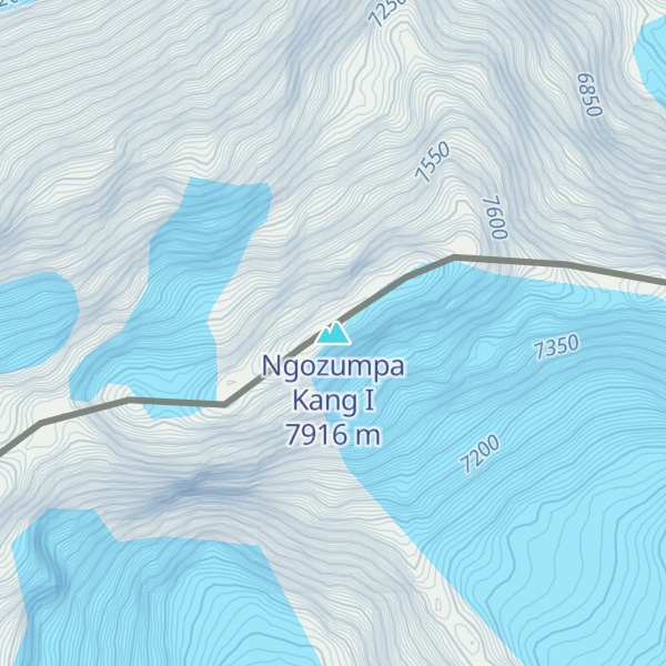 Map of Ngozumpa Kang I