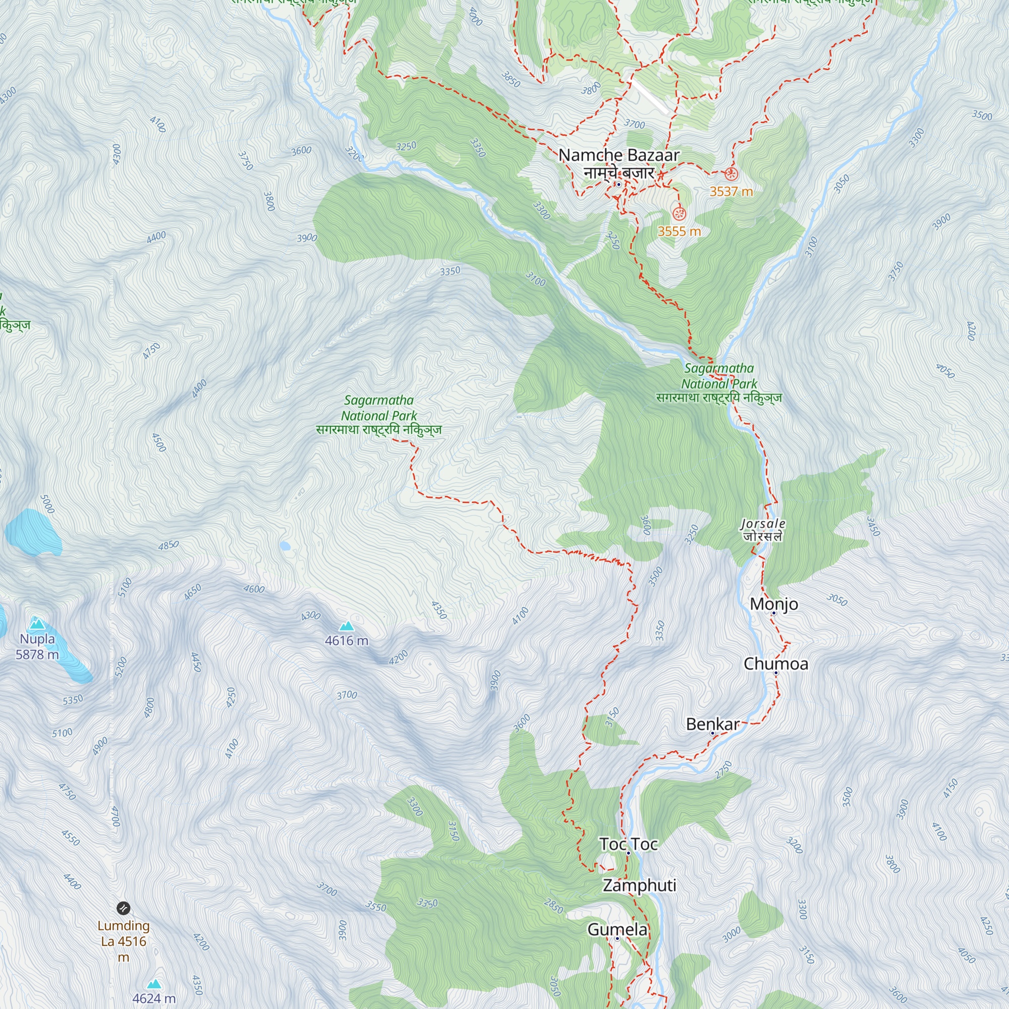 Kongde map