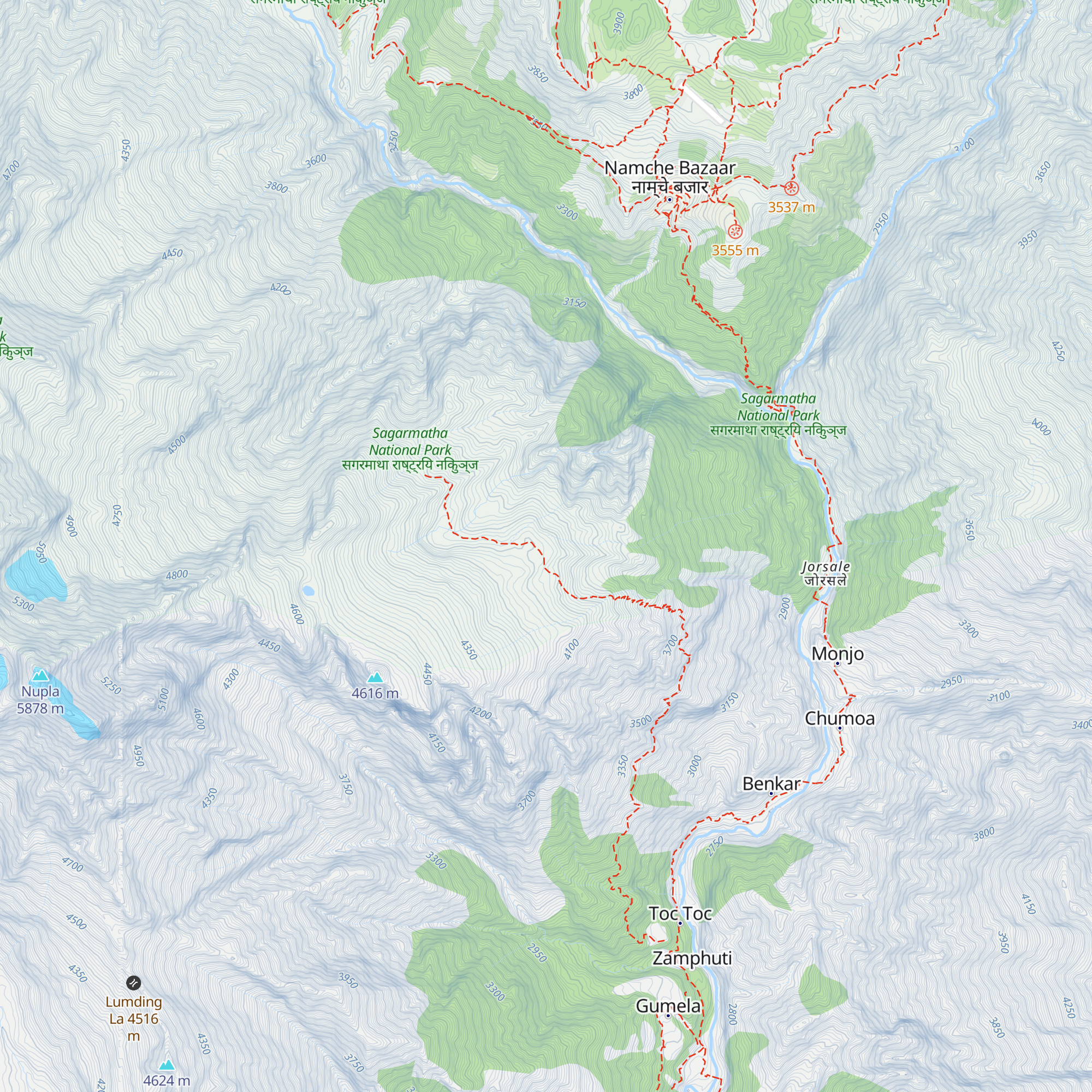 Kongde map