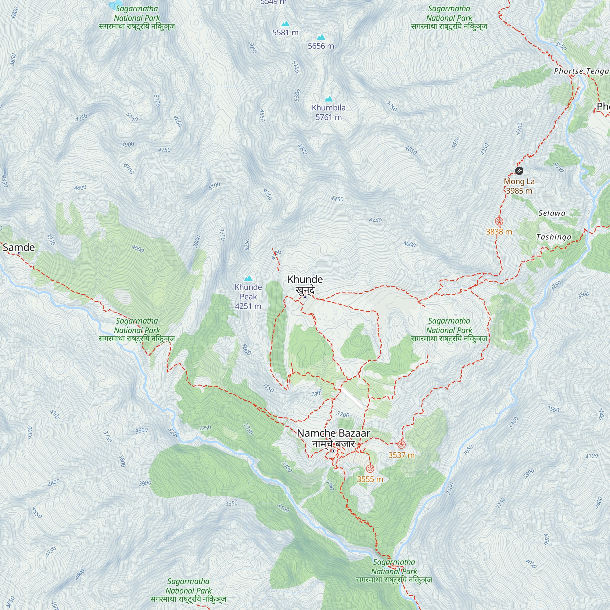 Sherpa Rest House map