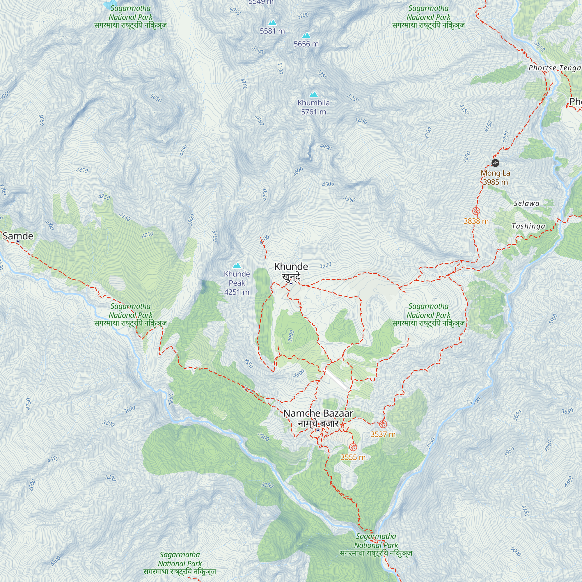 Sherpa Rest House map