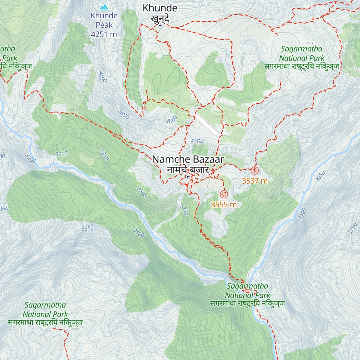 Hotel Everest map