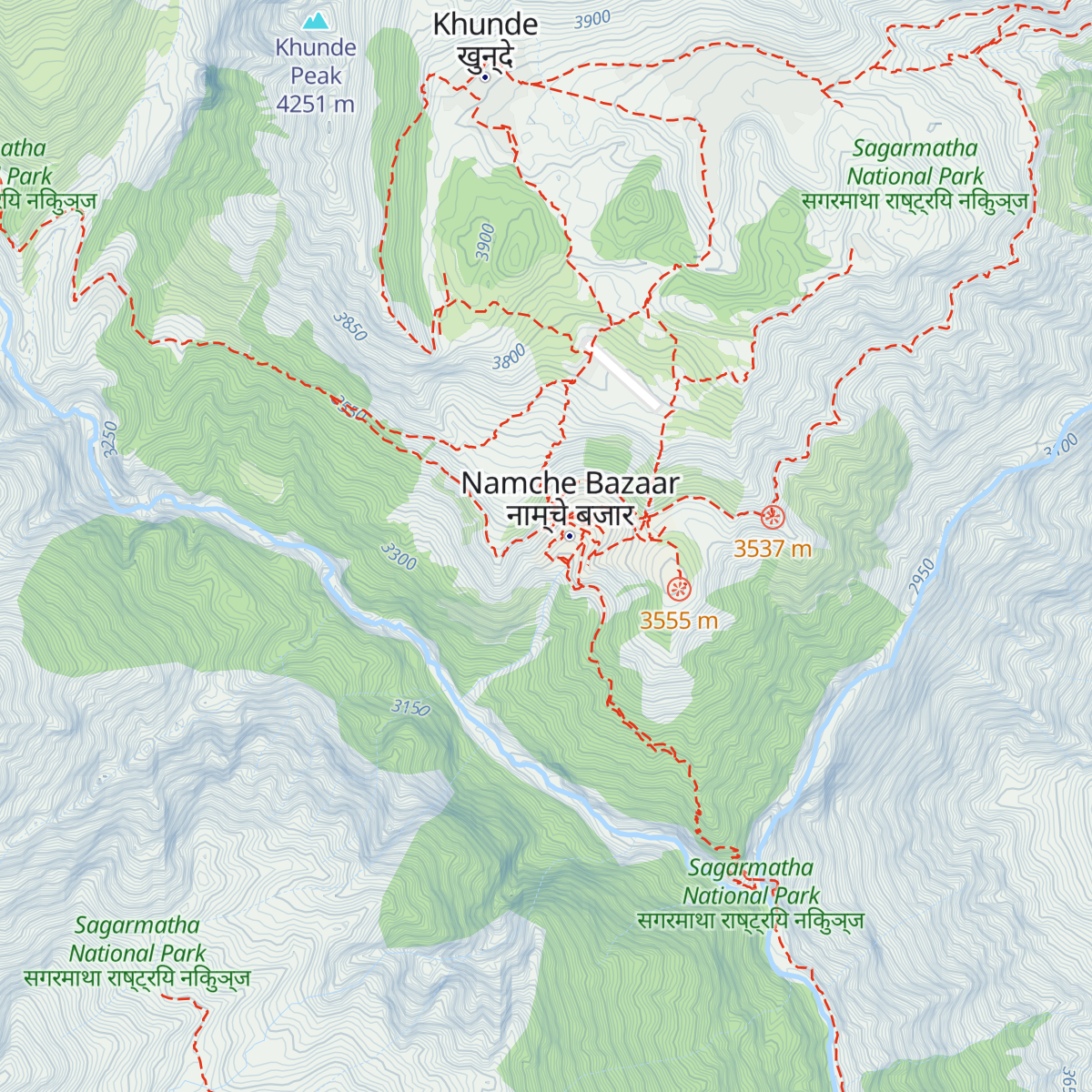 Hotel Everest map