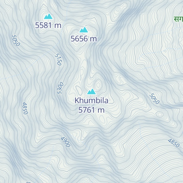 Map of Khumbila