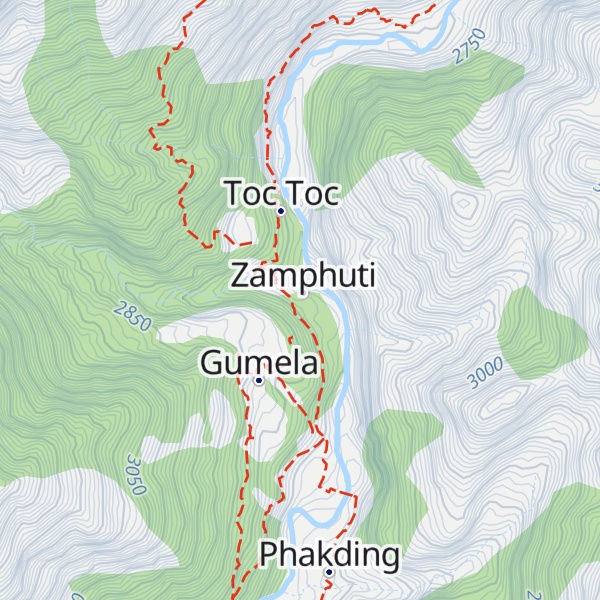 Map of Kongde Peak Guest House