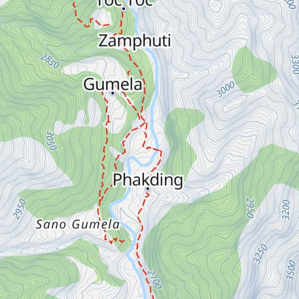 Map of Phakding